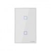 Interruptor de pared inteligente Sonoff Serie TX (2 CH) Con Neutro Blanco